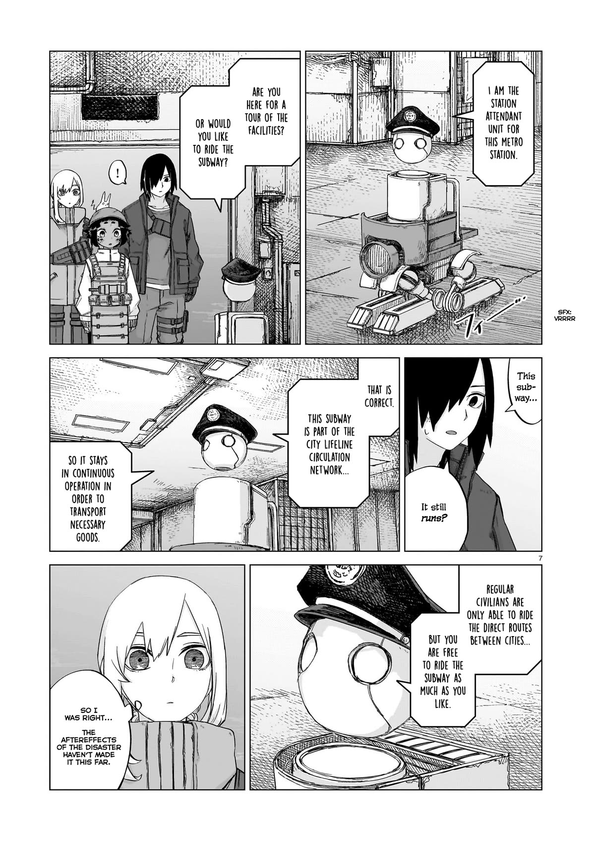 Usuzumi no Hate Chapter 15 page 7 - Chapter 15: Aqualine Metro