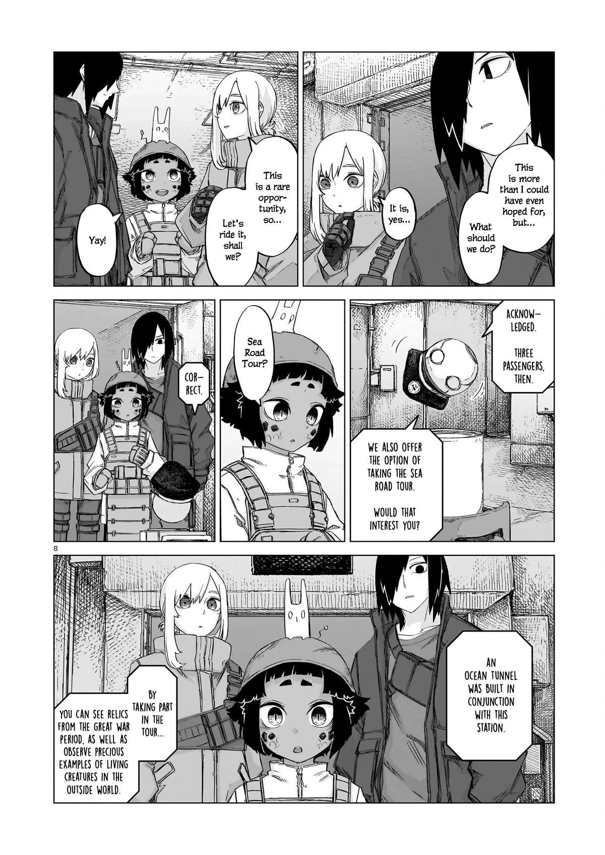 Usuzumi no Hate Chapter 15 page 8 - Chapter 15: Aqualine Metro