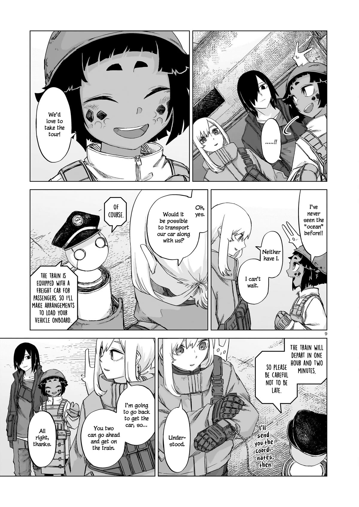 Usuzumi no Hate Chapter 15 page 9 - Chapter 15: Aqualine Metro