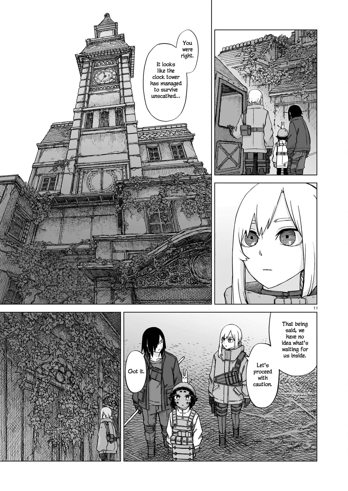 Usuzumi no Hate Chapter 16 page 11 - Chapter 16: Clock Tower I
