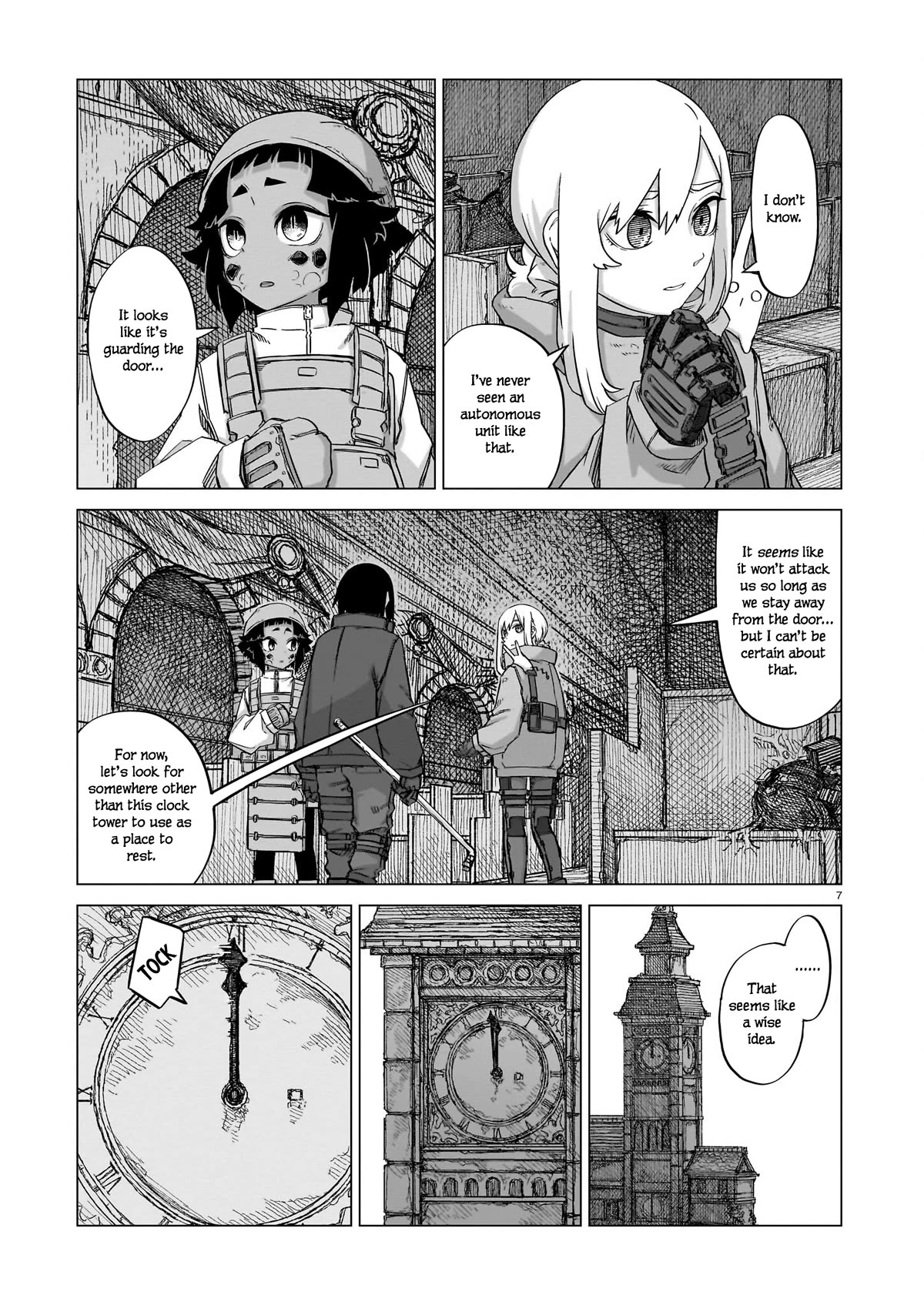 Usuzumi no Hate Chapter 17 page 7 - Chapter 17: Clock Tower II