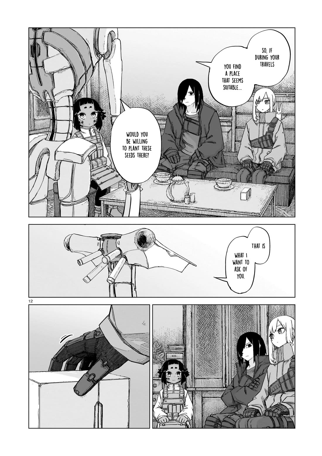 Usuzumi no Hate Chapter 19 page 12 - Chapter 19: Sunflower