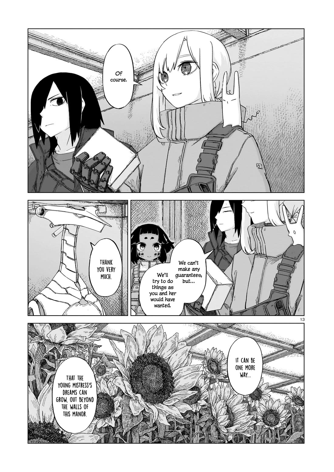 Usuzumi no Hate Chapter 19 page 13 - Chapter 19: Sunflower
