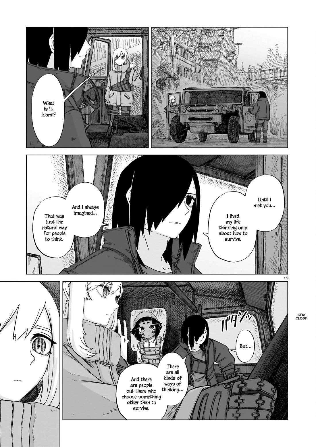 Usuzumi no Hate Chapter 19 page 15 - Chapter 19: Sunflower