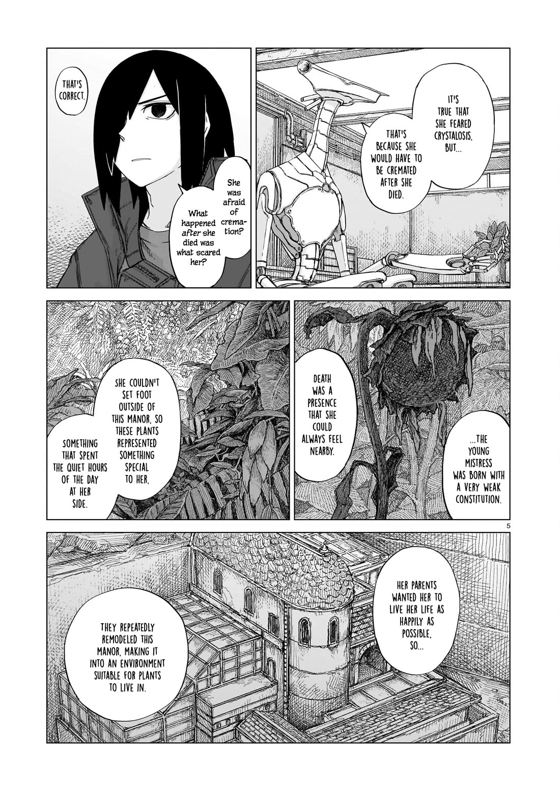 Usuzumi no Hate Chapter 19 page 5 - Chapter 19: Sunflower