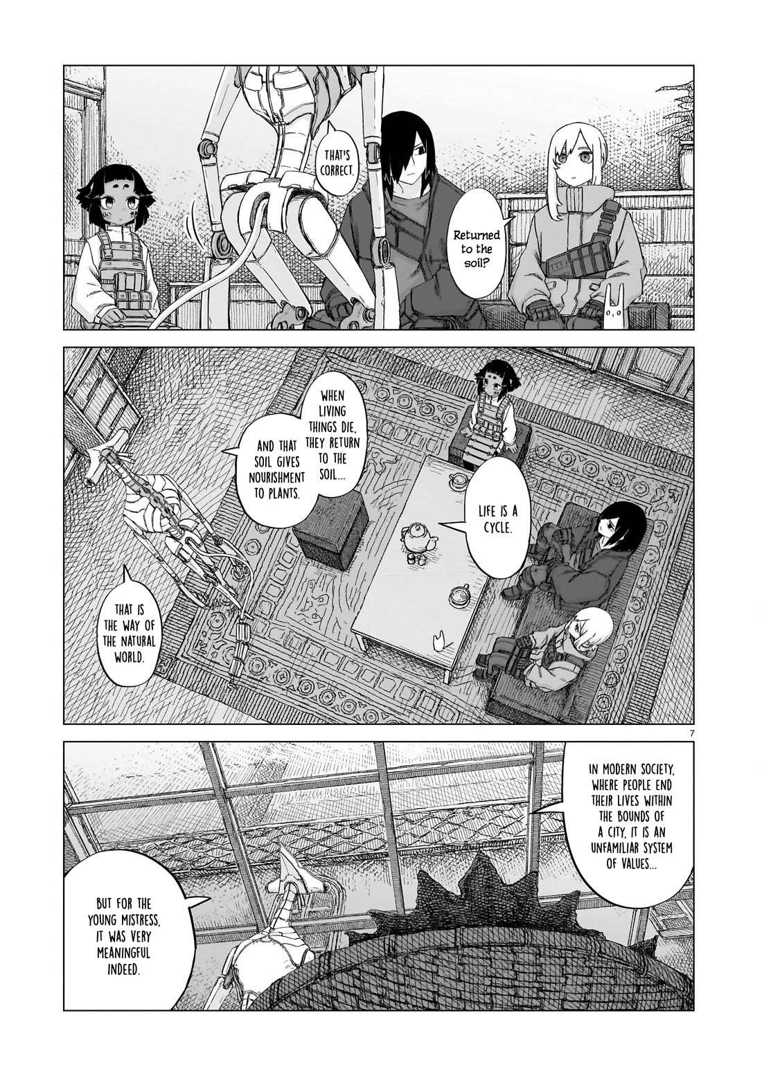 Usuzumi no Hate Chapter 19 page 7 - Chapter 19: Sunflower