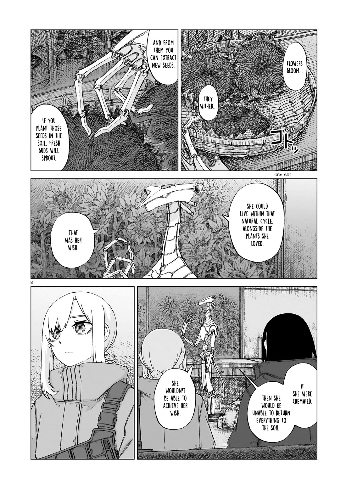Usuzumi no Hate Chapter 19 page 8 - Chapter 19: Sunflower