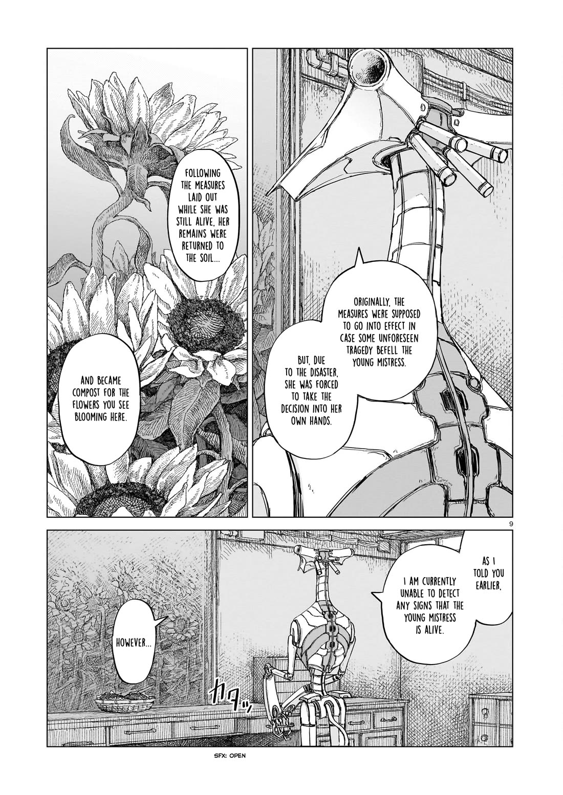 Usuzumi no Hate Chapter 19 page 9 - Chapter 19: Sunflower