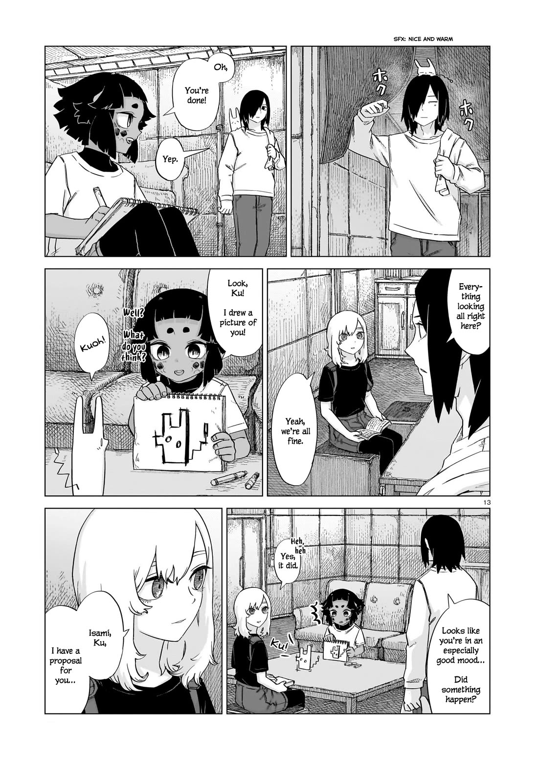 Usuzumi no Hate Chapter 20 page 12 - Chapter 20: Work Robot