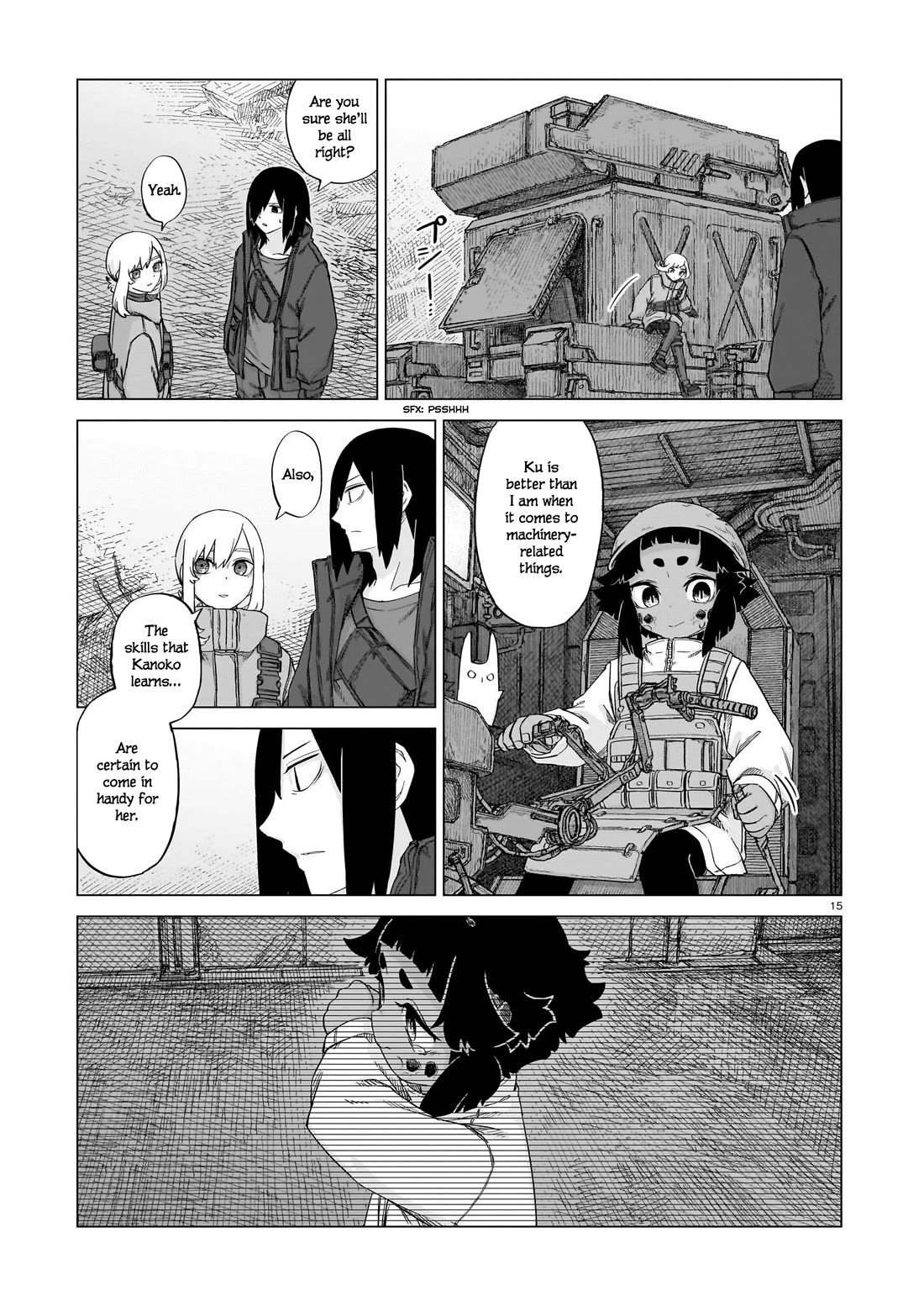 Usuzumi no Hate Chapter 20 page 14 - Chapter 20: Work Robot