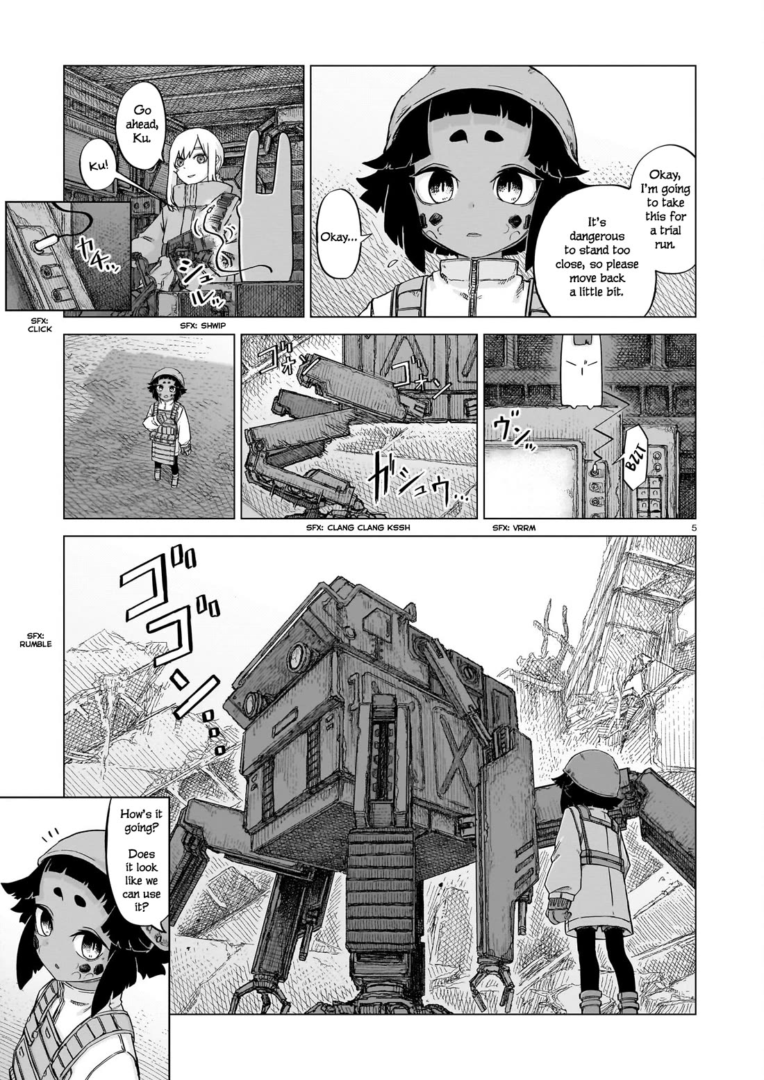 Usuzumi no Hate Chapter 20 page 4 - Chapter 20: Work Robot