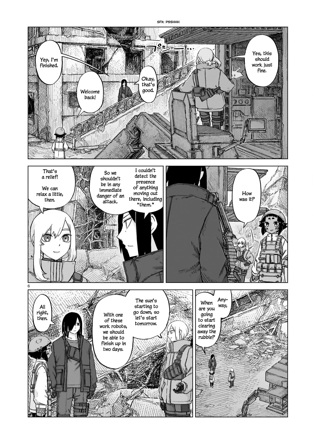 Usuzumi no Hate Chapter 20 page 5 - Chapter 20: Work Robot