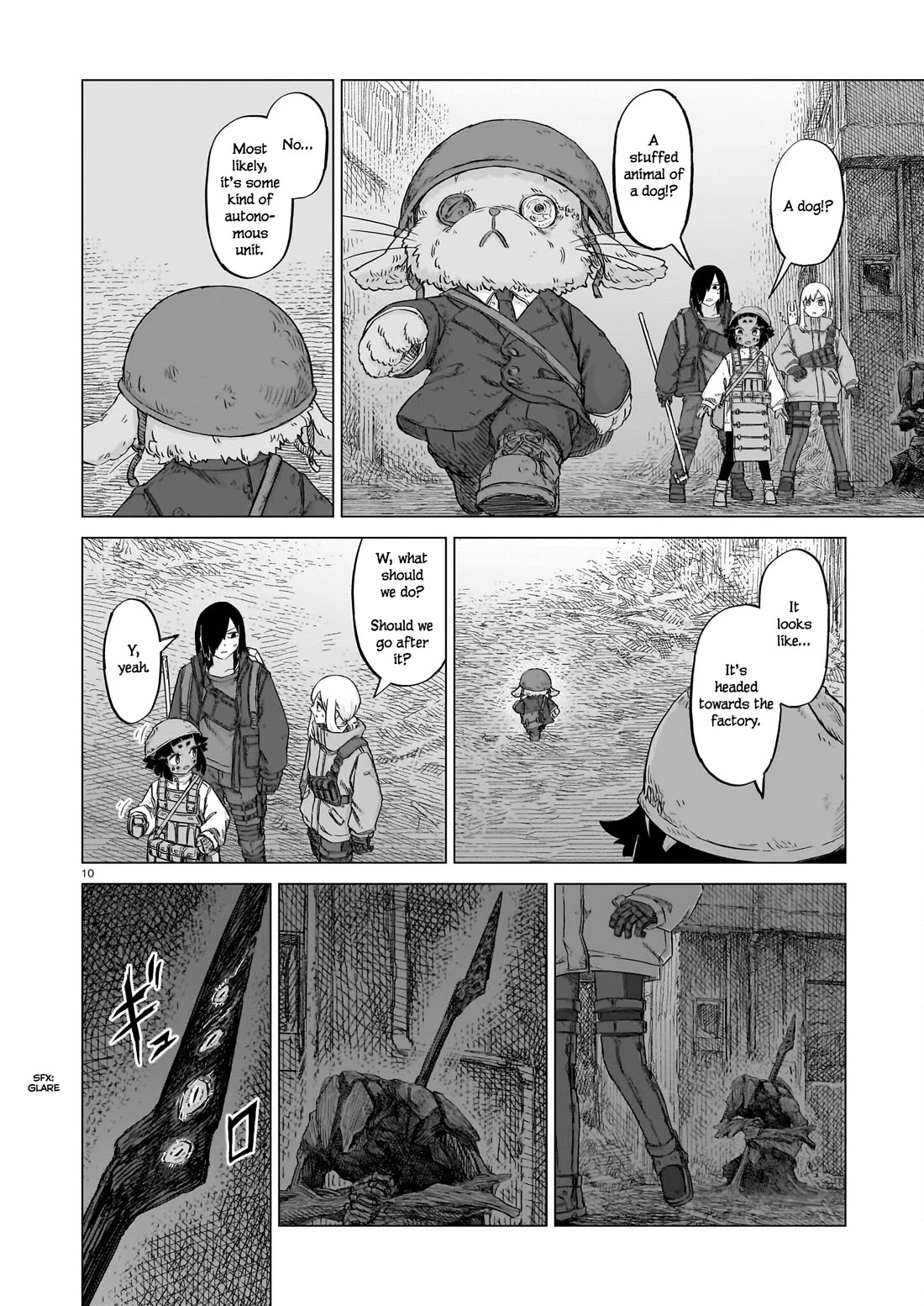 Usuzumi no Hate Chapter 21 page 10 - Chapter 21: Unit Production Plant
