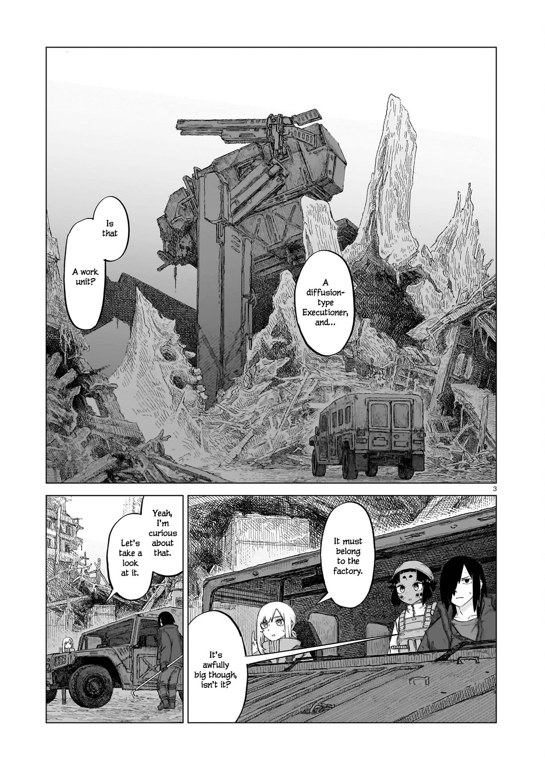 Usuzumi no Hate Chapter 21 page 3 - Chapter 21: Unit Production Plant