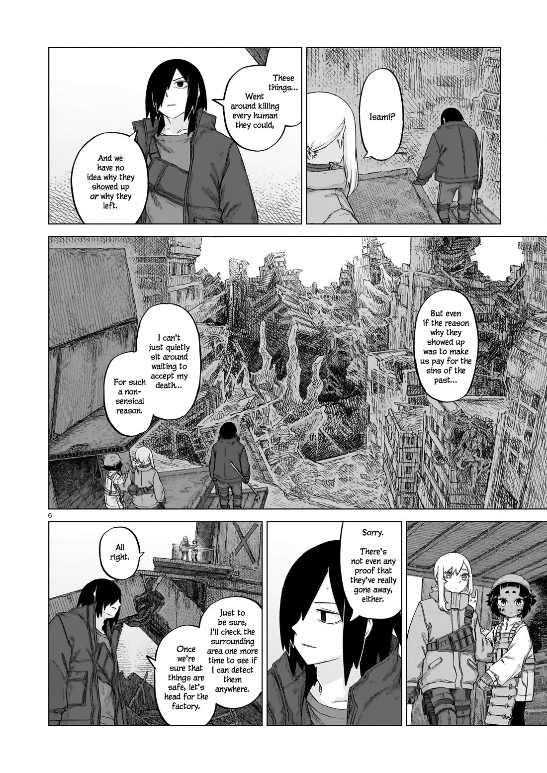 Usuzumi no Hate Chapter 21 page 6 - Chapter 21: Unit Production Plant