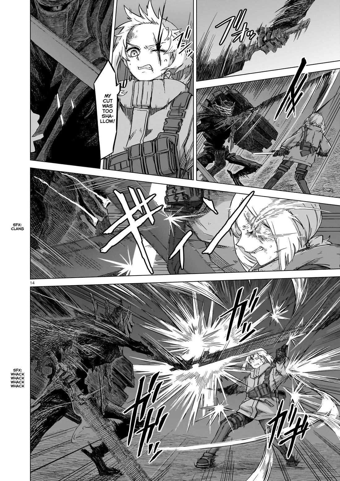 Usuzumi no Hate Chapter 22 page 14 - Chapter 22: Assault