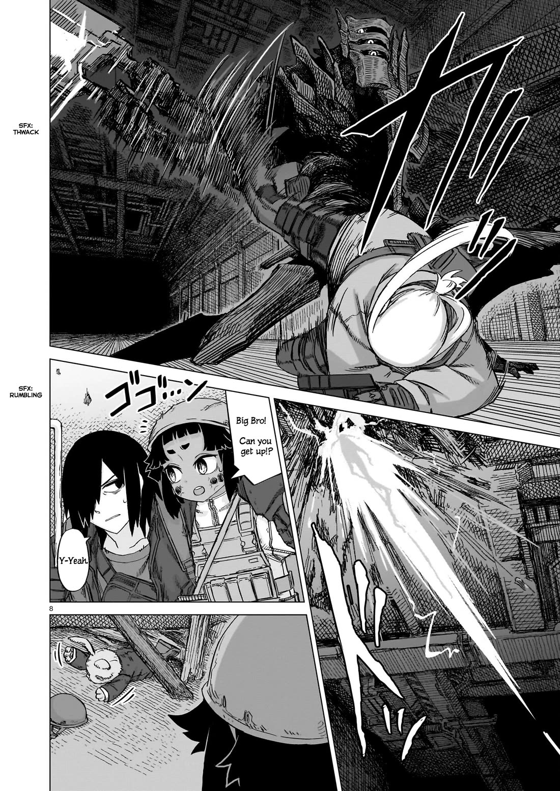 Usuzumi no Hate Chapter 22 page 8 - Chapter 22: Assault