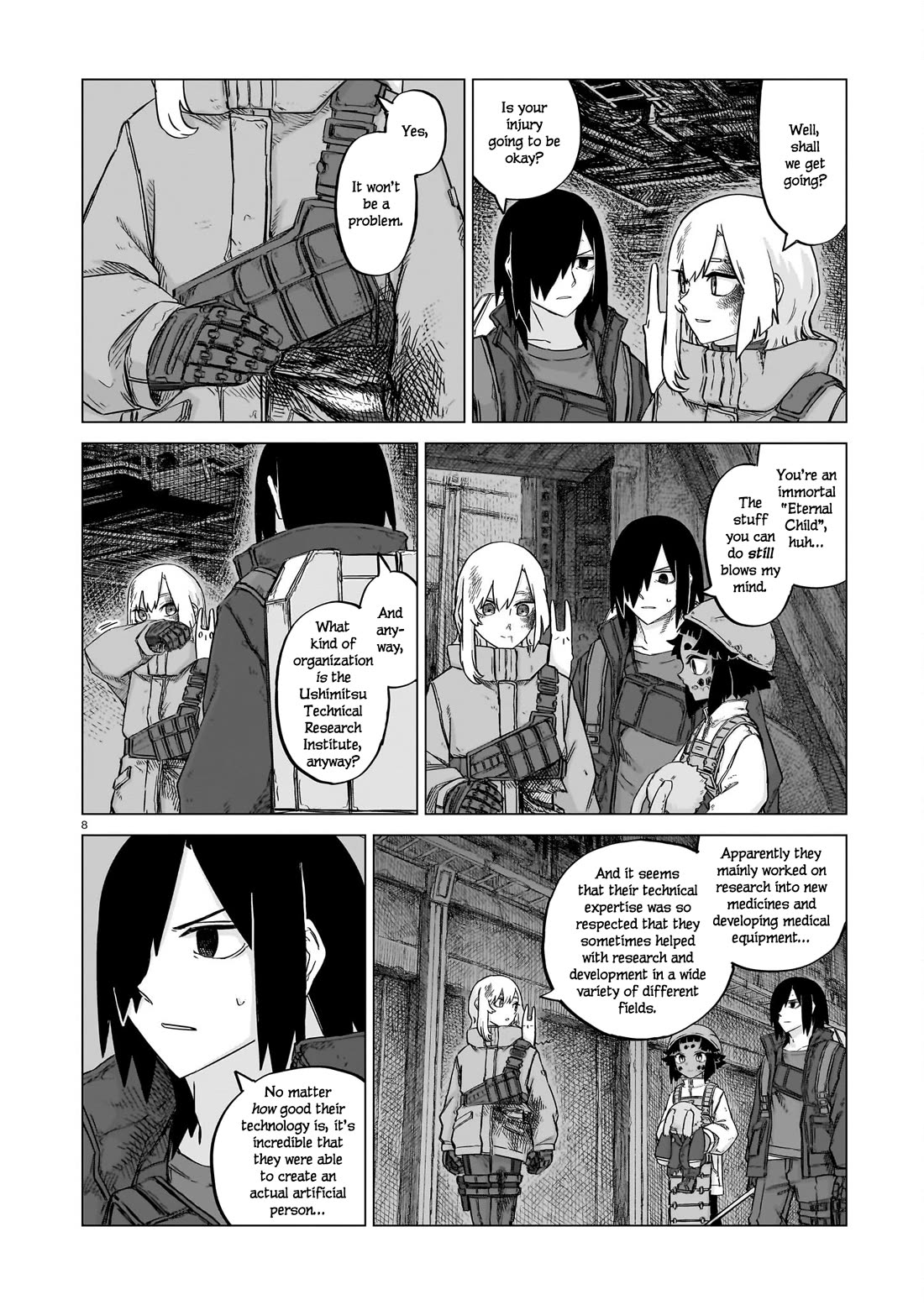 Usuzumi no Hate Chapter 23 page 8 - Chapter 23: Ark