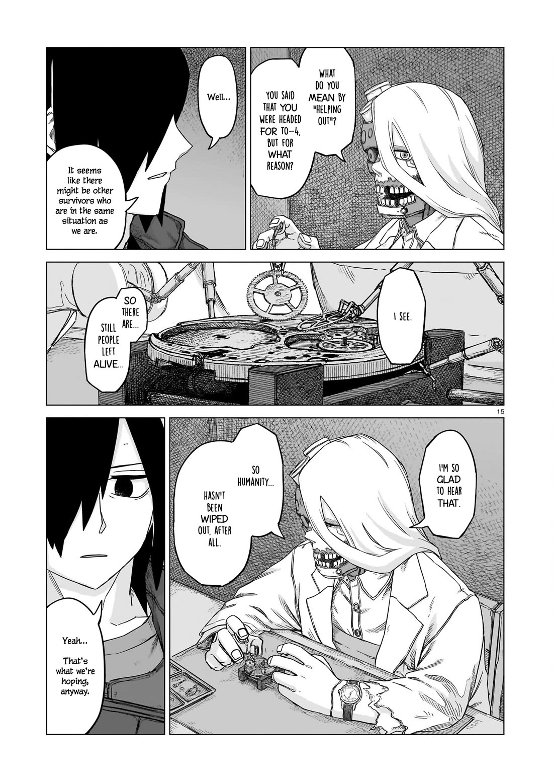 Usuzumi no Hate Chapter 26 page 15 - Chapter 26: Job