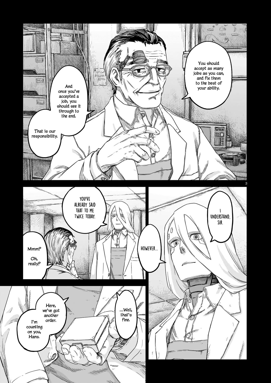 Usuzumi no Hate Chapter 26 page 3 - Chapter 26: Job