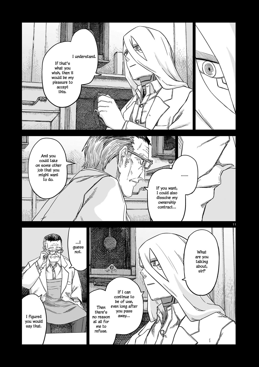 Usuzumi no Hate Chapter 27 page 11 - Chapter 27: Hinomi's Clock Shop