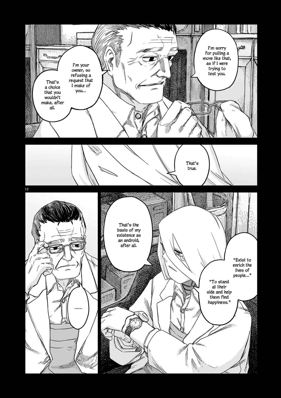 Usuzumi no Hate Chapter 27 page 12 - Chapter 27: Hinomi's Clock Shop