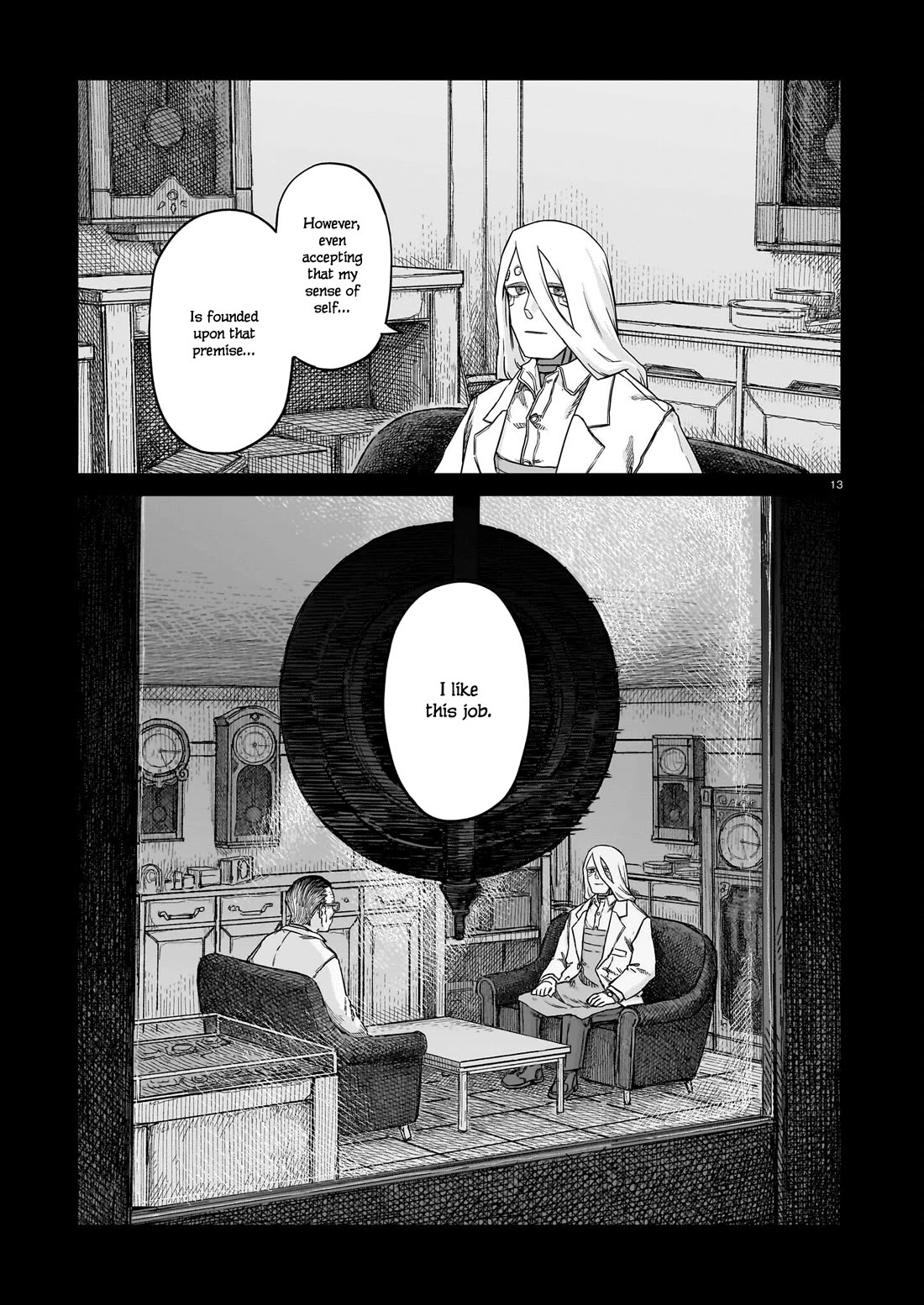Usuzumi no Hate Chapter 27 page 13 - Chapter 27: Hinomi's Clock Shop