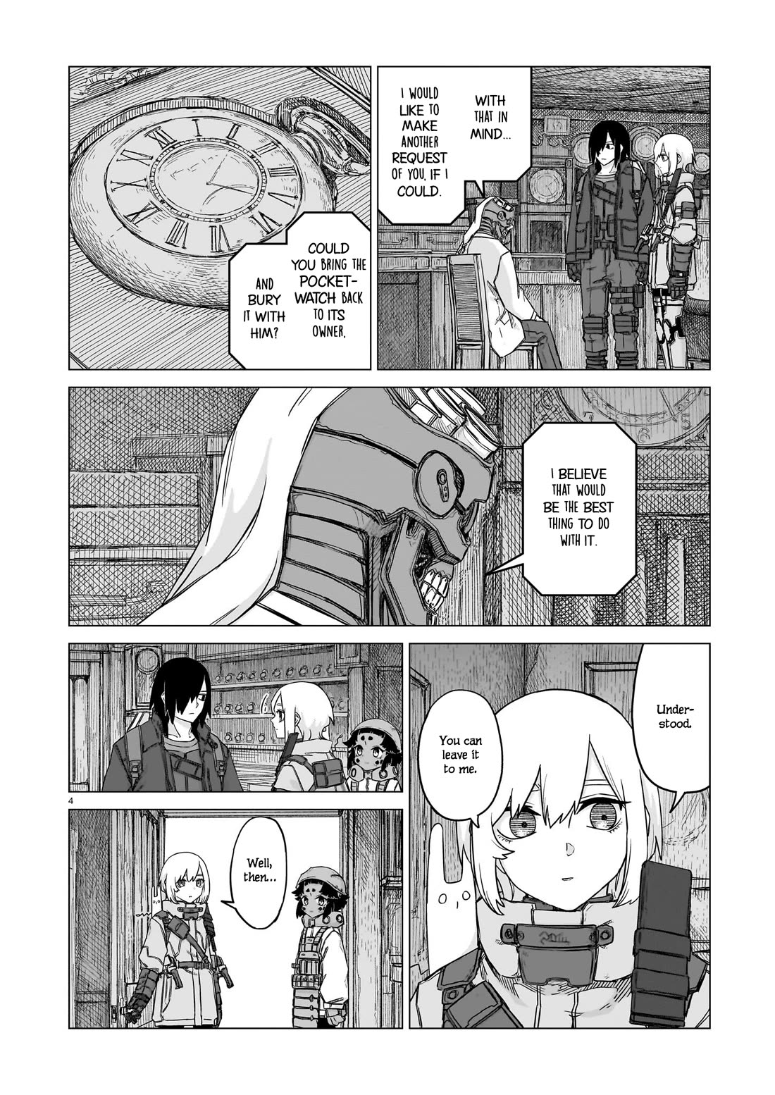 Usuzumi no Hate Chapter 27 page 4 - Chapter 27: Hinomi's Clock Shop