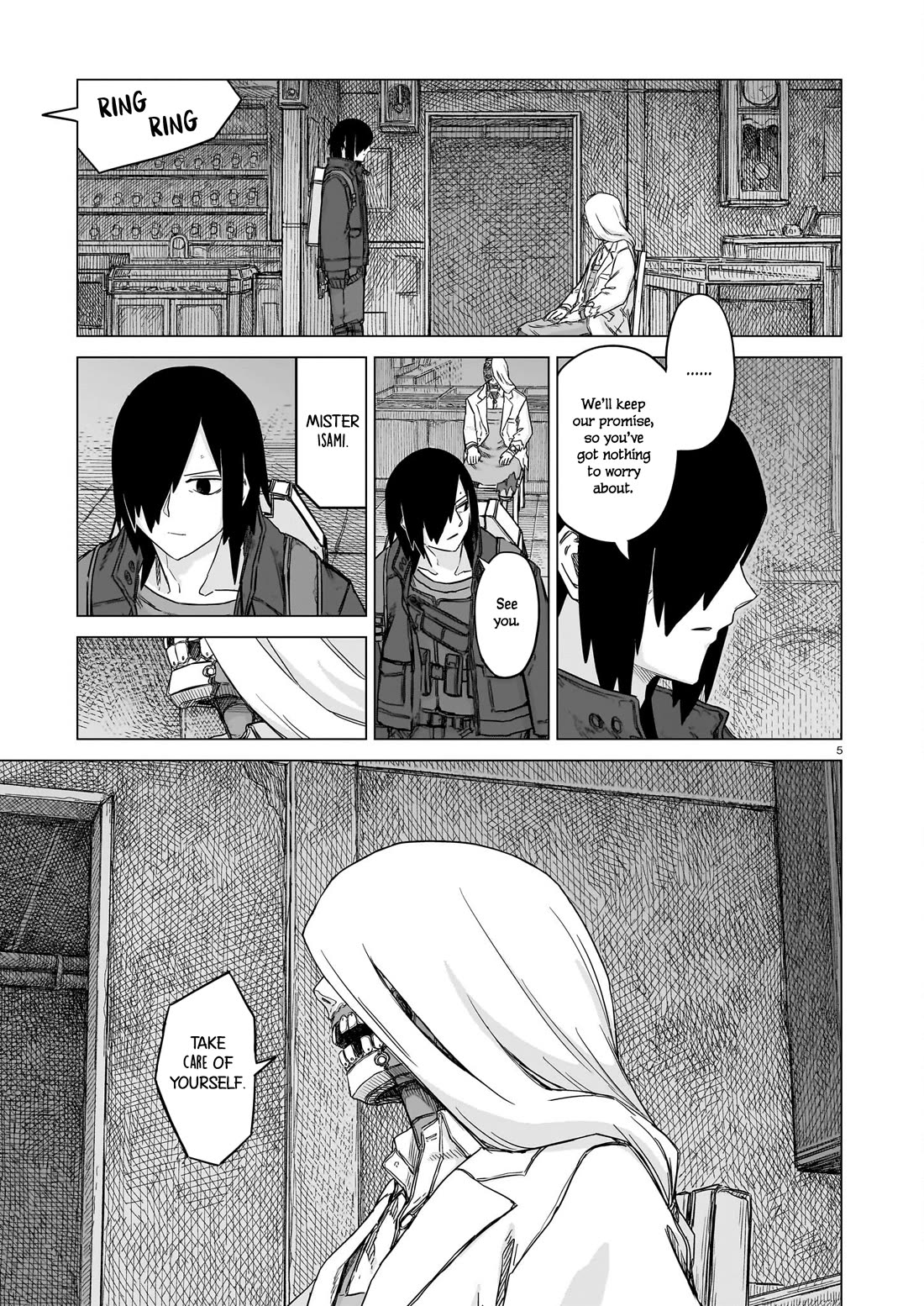 Usuzumi no Hate Chapter 27 page 5 - Chapter 27: Hinomi's Clock Shop