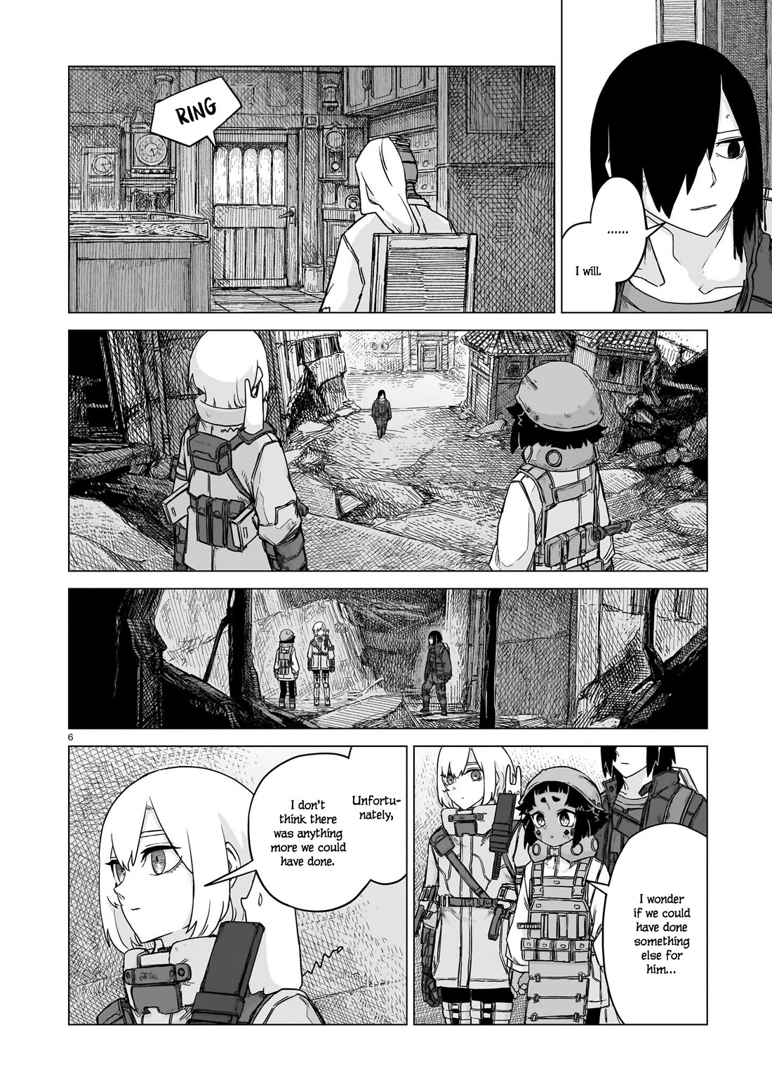Usuzumi no Hate Chapter 27 page 6 - Chapter 27: Hinomi's Clock Shop