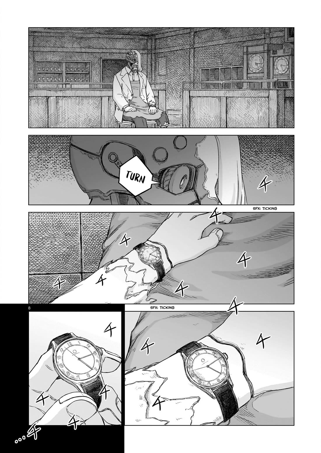 Usuzumi no Hate Chapter 27 page 8 - Chapter 27: Hinomi's Clock Shop