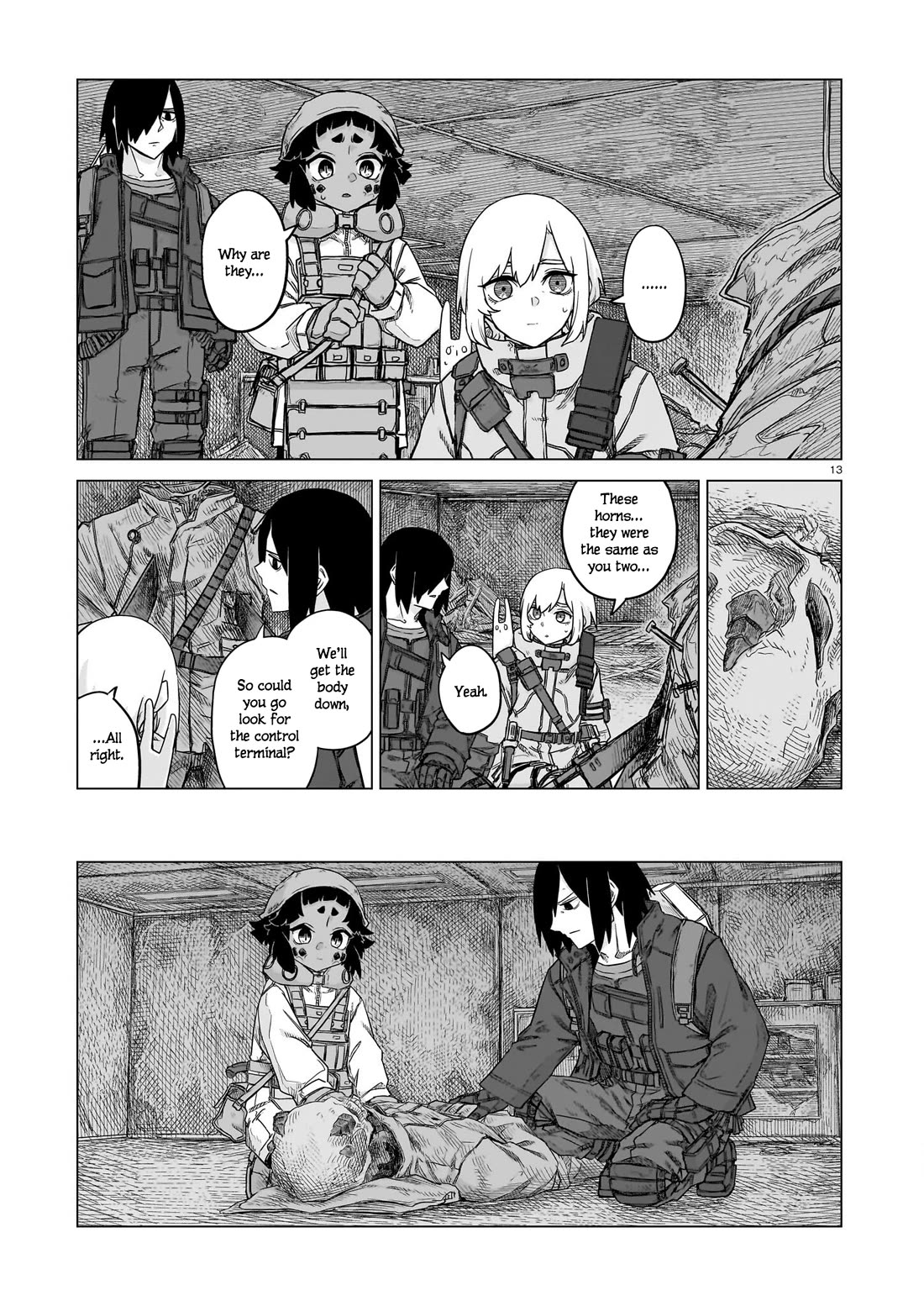 Usuzumi no Hate Chapter 28 page 12 - Chapter 28: Central Control Tower