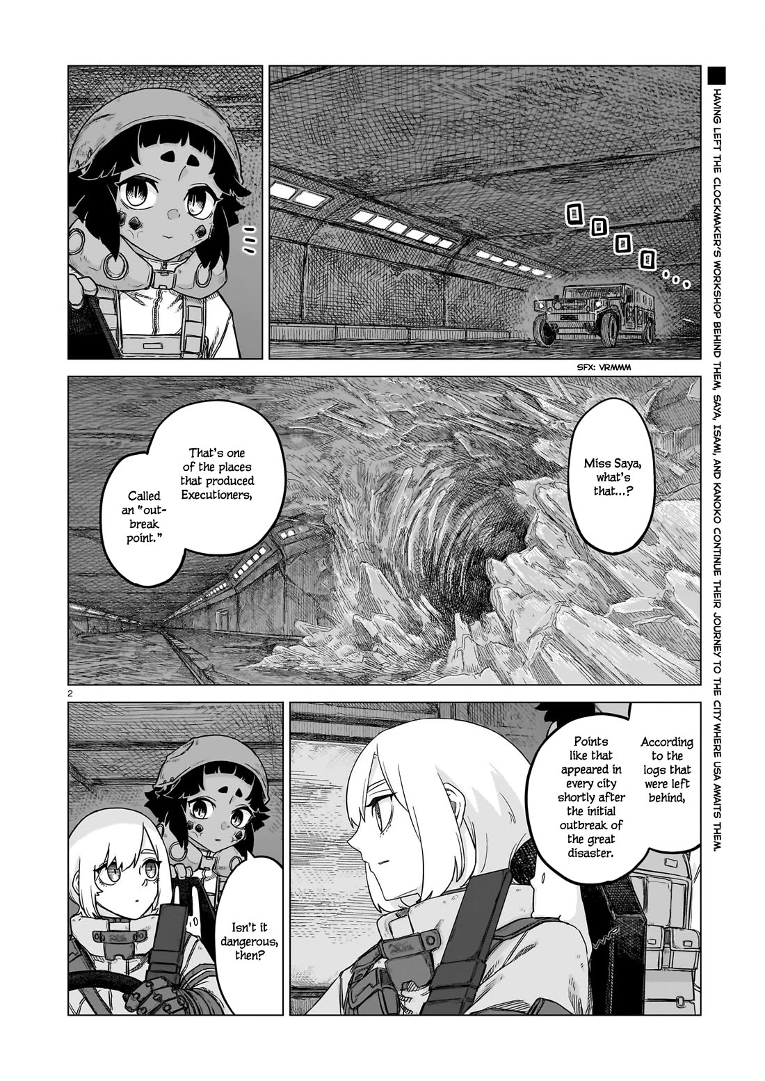 Usuzumi no Hate Chapter 28 page 2 - Chapter 28: Central Control Tower