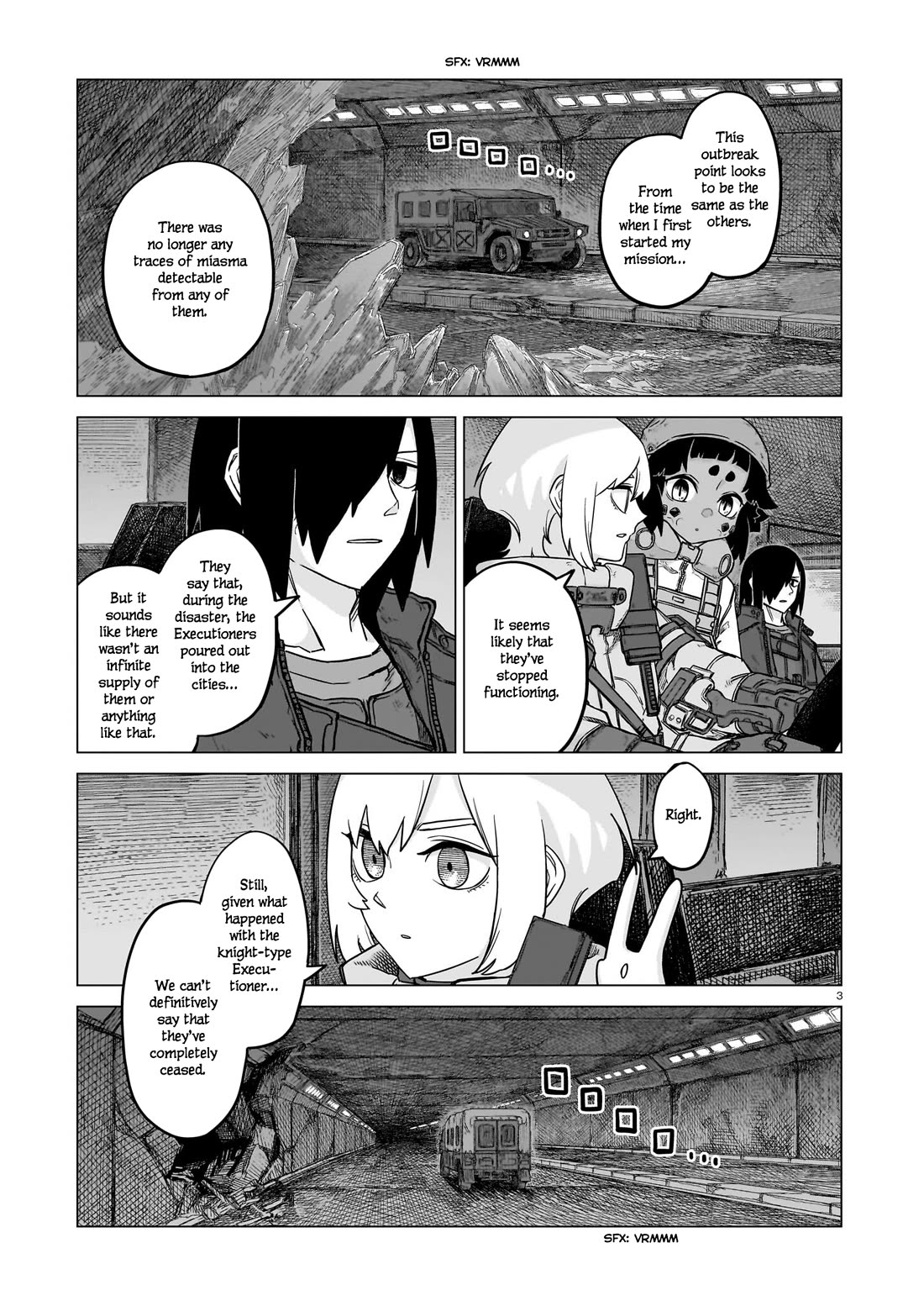 Usuzumi no Hate Chapter 28 page 3 - Chapter 28: Central Control Tower
