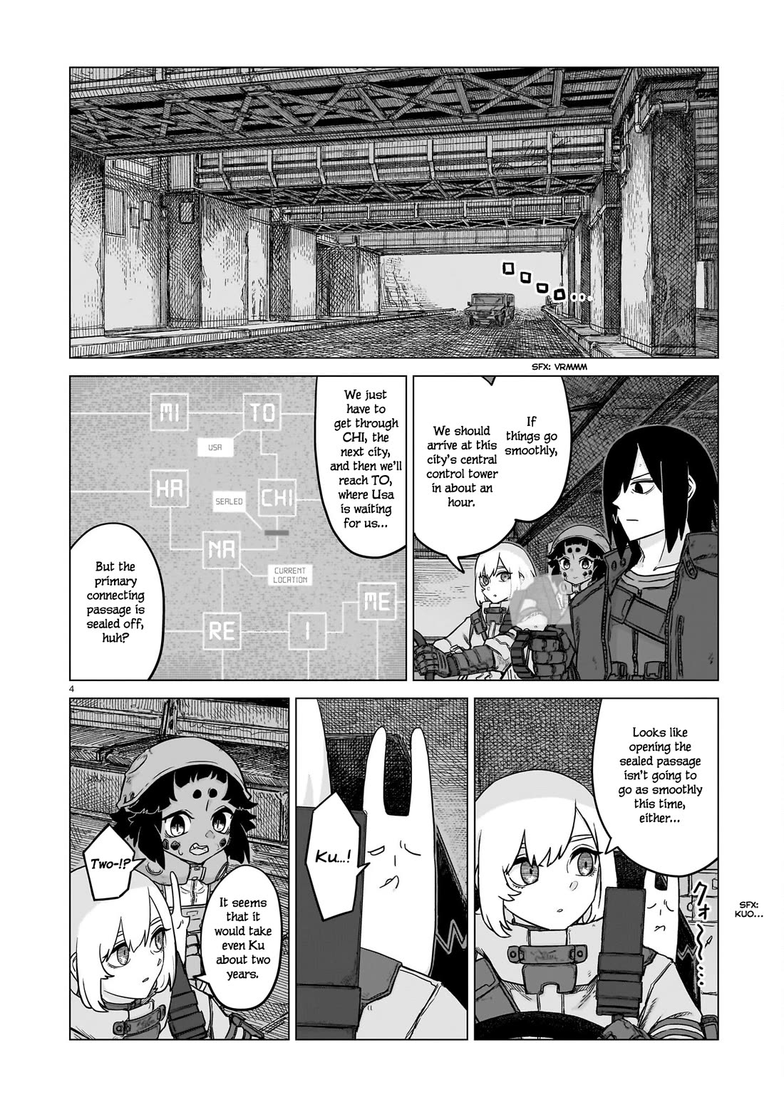 Usuzumi no Hate Chapter 28 page 4 - Chapter 28: Central Control Tower