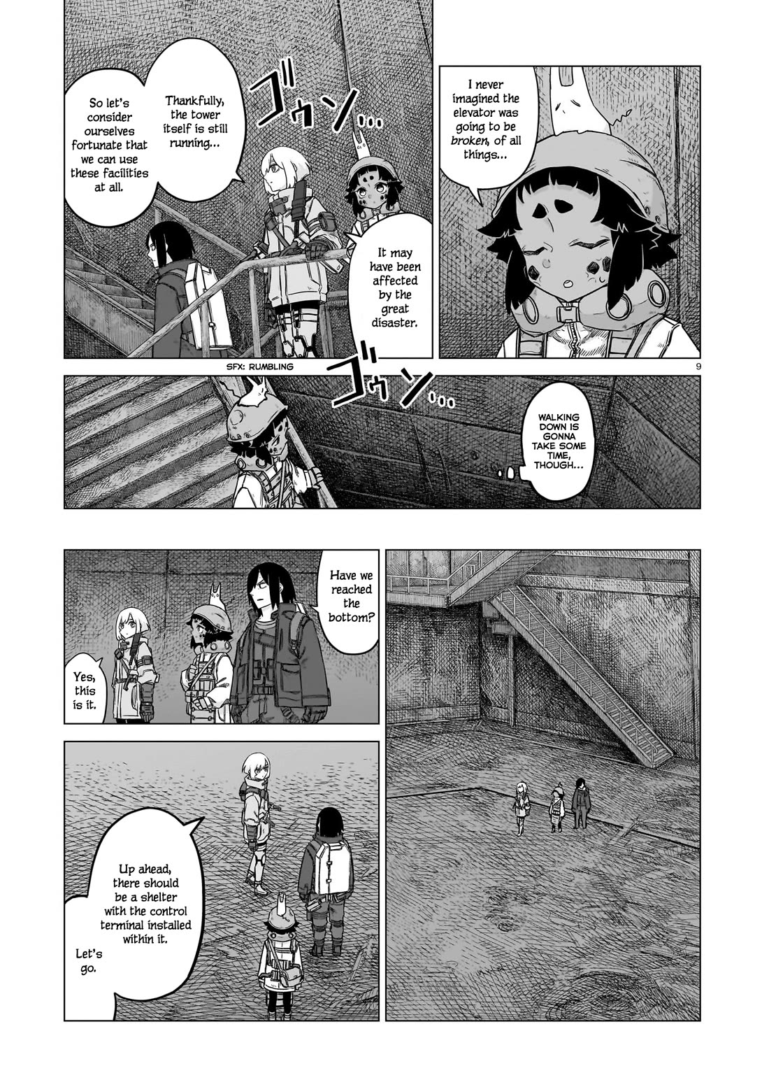 Usuzumi no Hate Chapter 28 page 8 - Chapter 28: Central Control Tower
