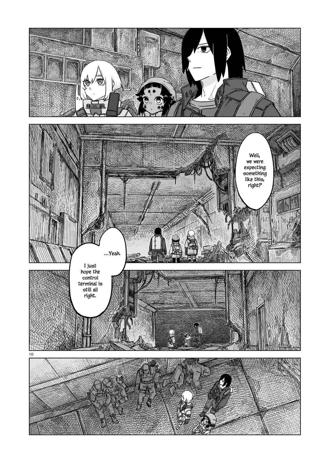 Usuzumi no Hate Chapter 28 page 9 - Chapter 28: Central Control Tower