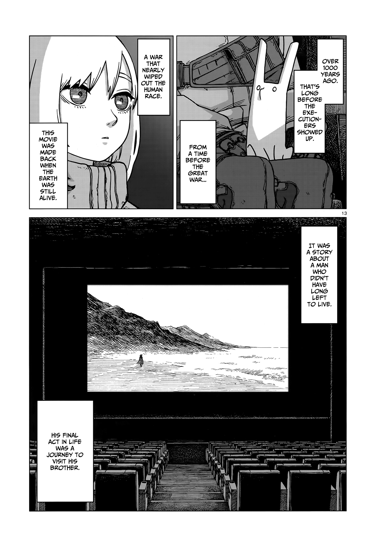 Usuzumi no Hate Chapter 3 page 13 - Chapter 3: Cinema