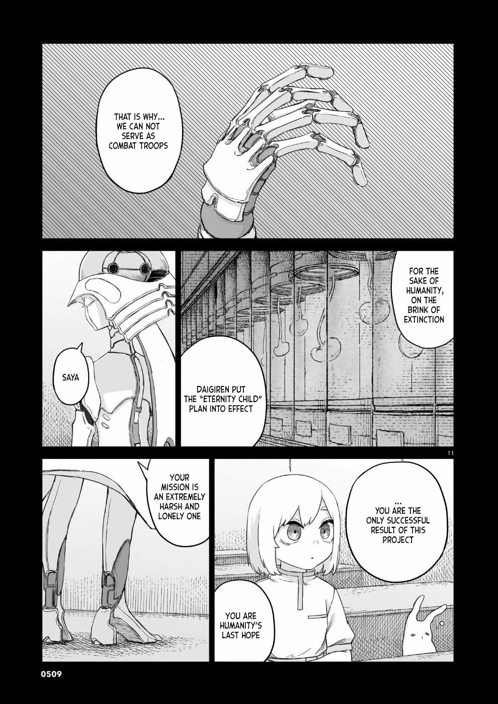 Usuzumi no Hate Chapter 34 page 11 - Chapter 34: Saya