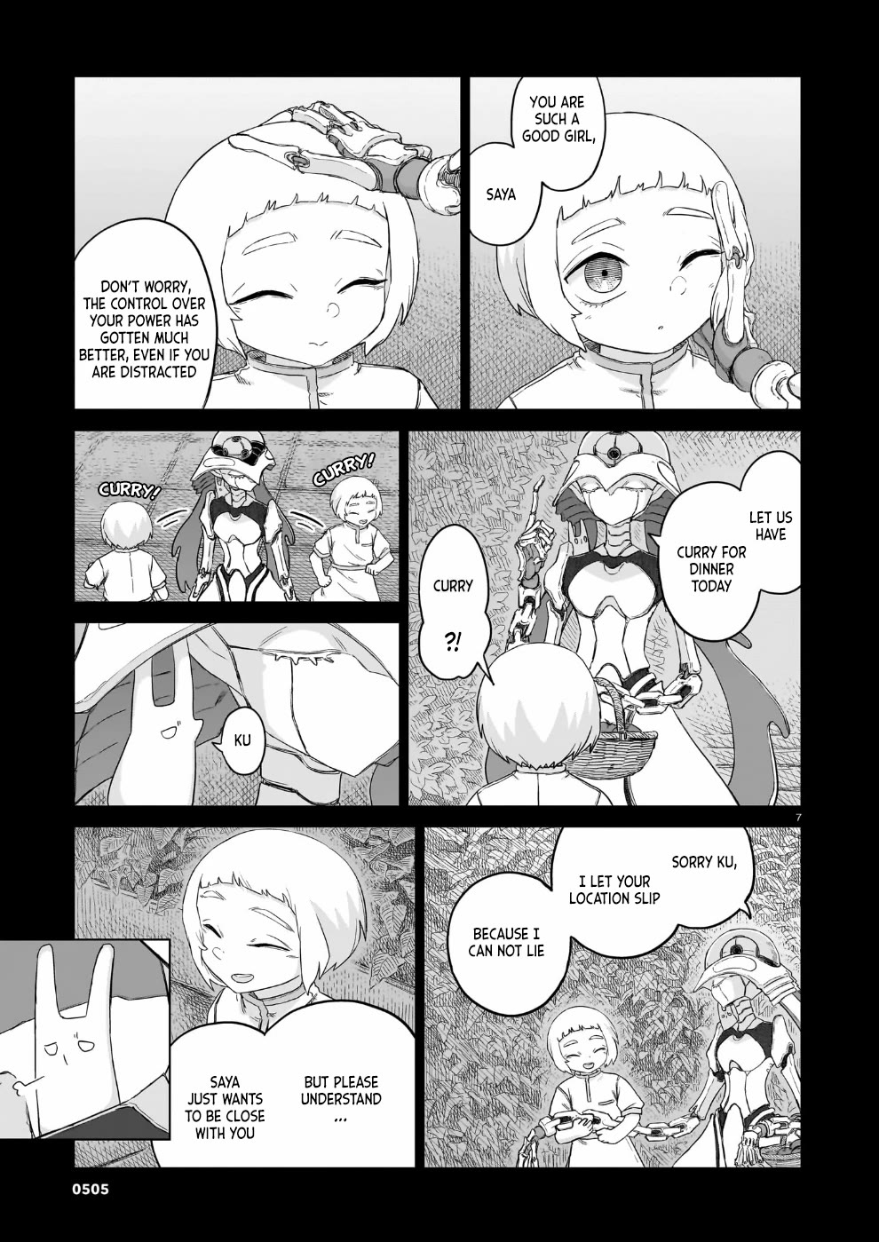 Usuzumi no Hate Chapter 34 page 7 - Chapter 34: Saya