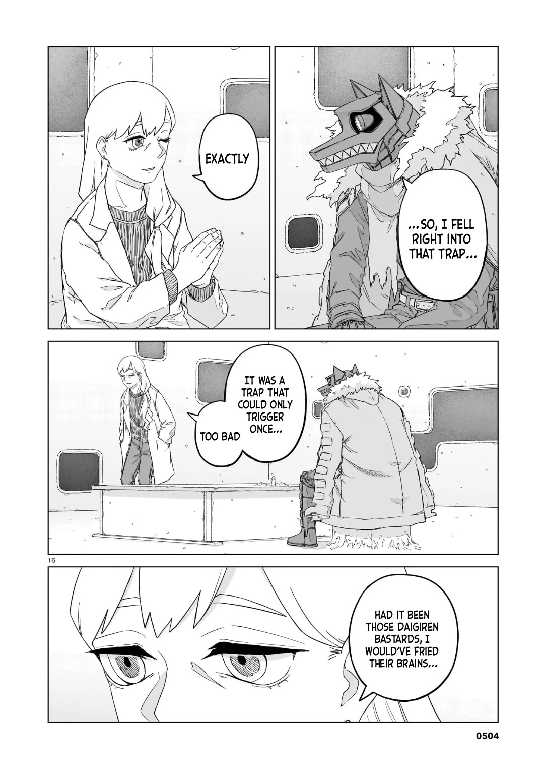 Usuzumi no Hate Chapter 36 page 16 - Chapter 36: Towako