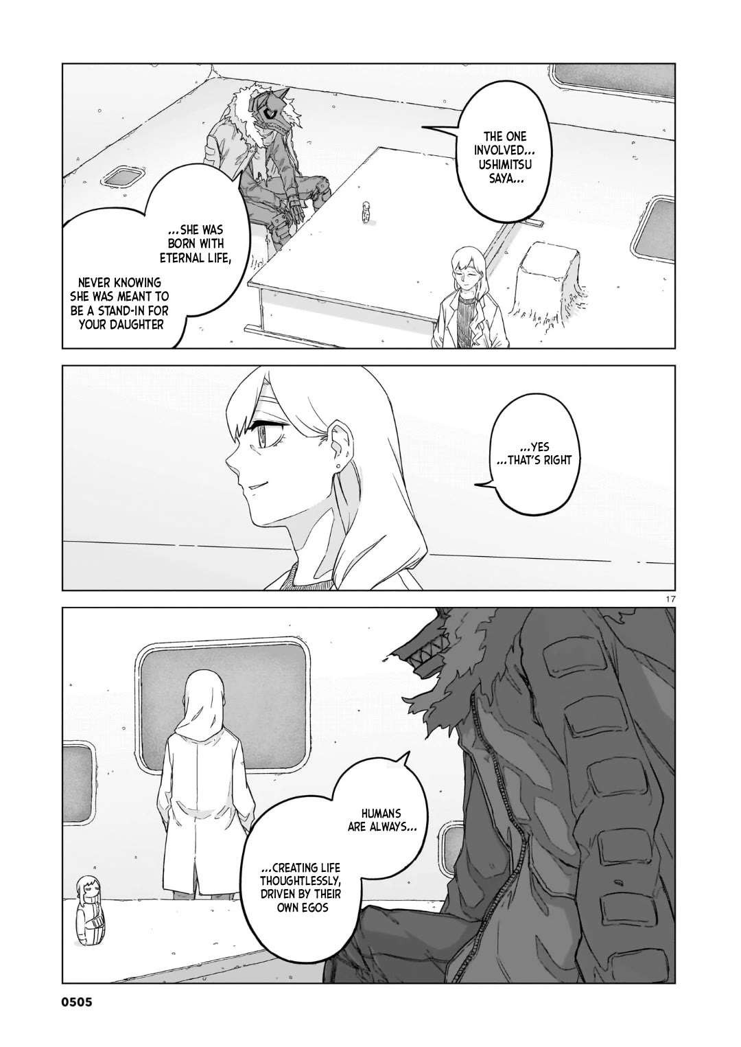 Usuzumi no Hate Chapter 36 page 17 - Chapter 36: Towako