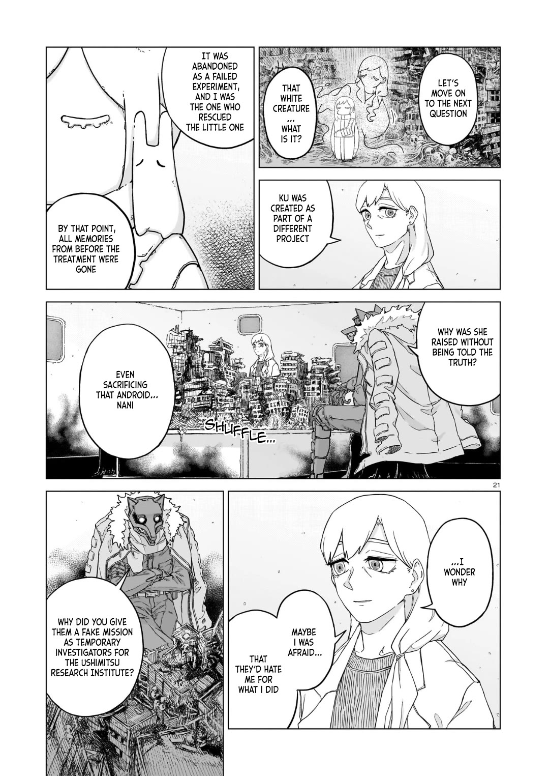 Usuzumi no Hate Chapter 36 page 21 - Chapter 36: Towako