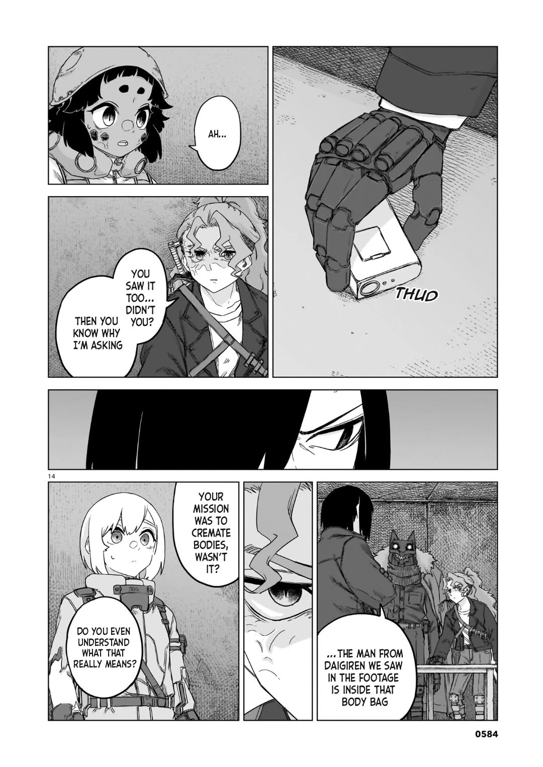 Usuzumi no Hate Chapter 37 page 14 - Chapter 37: The Meaning Of Mourning