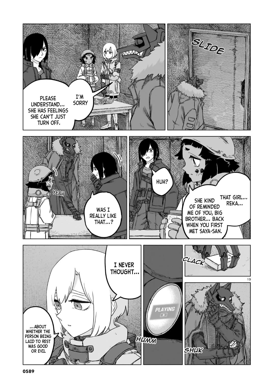 Usuzumi no Hate Chapter 37 page 19 - Chapter 37: The Meaning Of Mourning