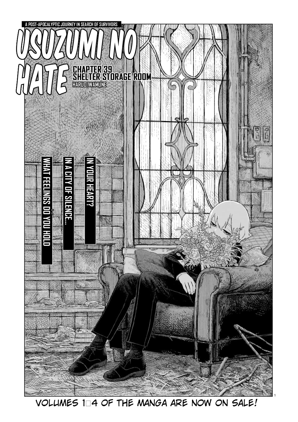 Usuzumi no Hate Chapter 39 page 1 - Chapter 39: Shelter Storage Room