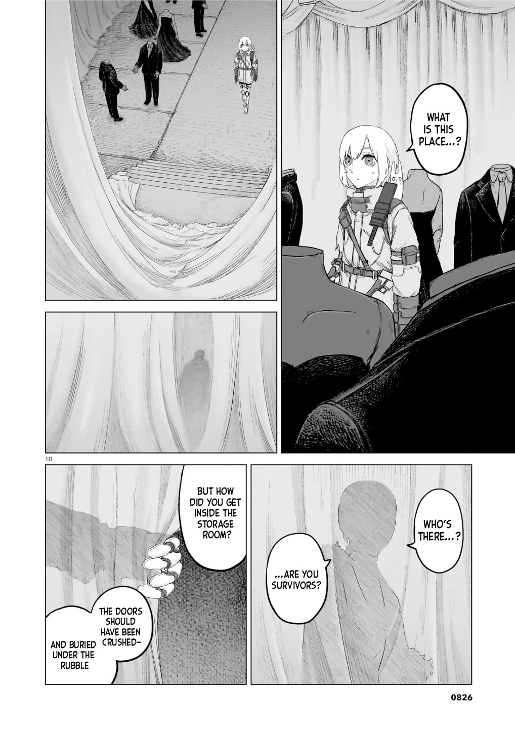 Usuzumi no Hate Chapter 39 page 10 - Chapter 39: Shelter Storage Room