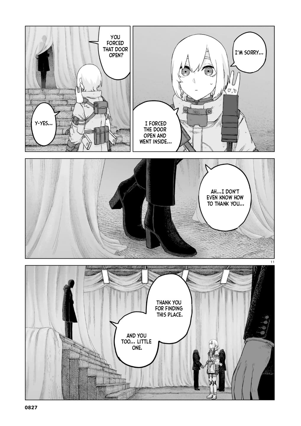 Usuzumi no Hate Chapter 39 page 11 - Chapter 39: Shelter Storage Room