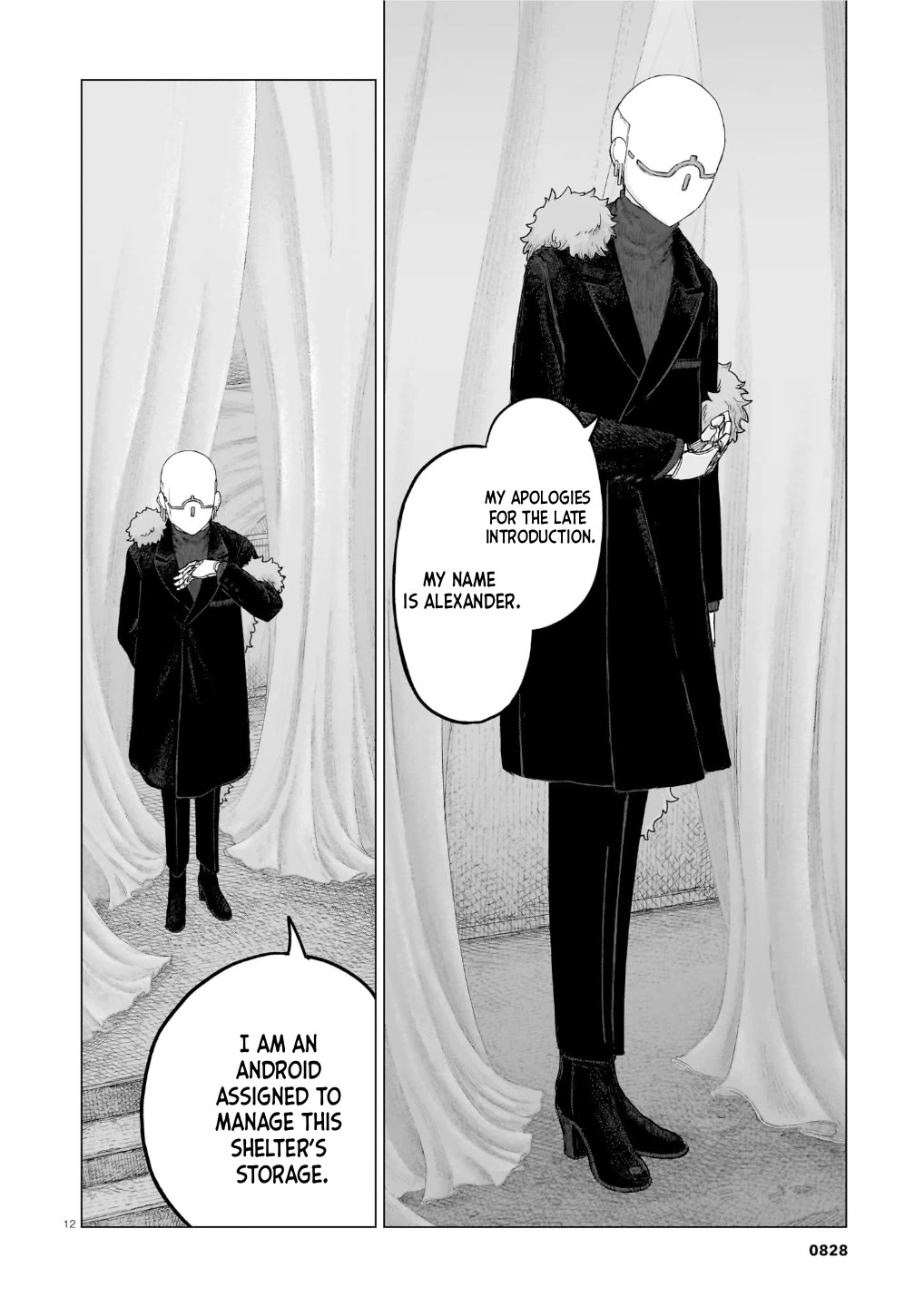 Usuzumi no Hate Chapter 39 page 12 - Chapter 39: Shelter Storage Room