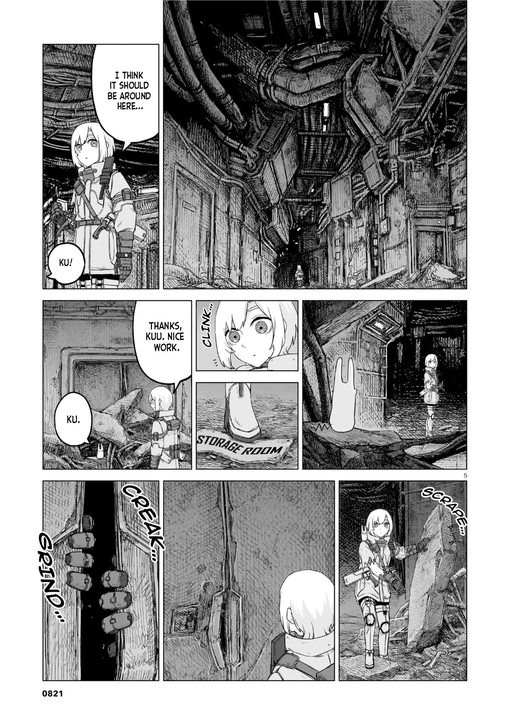 Usuzumi no Hate Chapter 39 page 5 - Chapter 39: Shelter Storage Room